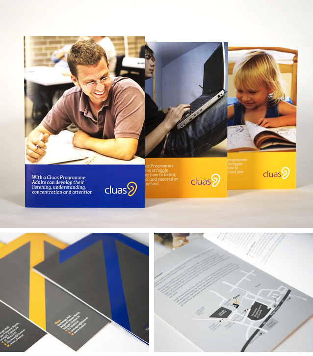 leaflet design / brochure design for Cluas