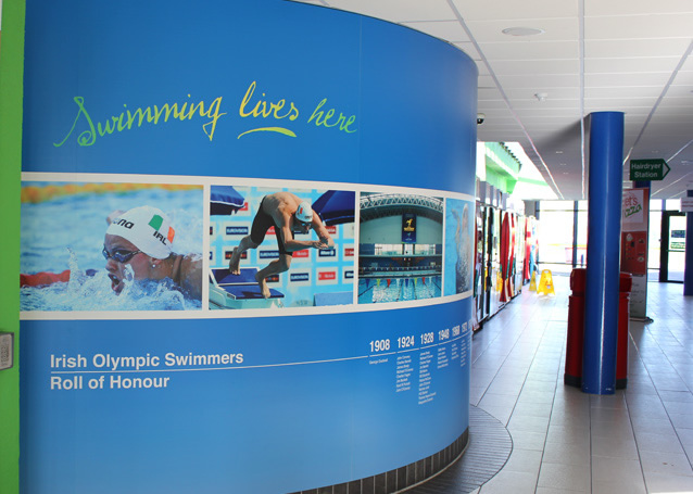 national aquatic centre wall graphics